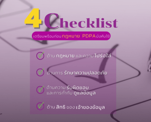Checklist PDPA Personal Data Protection