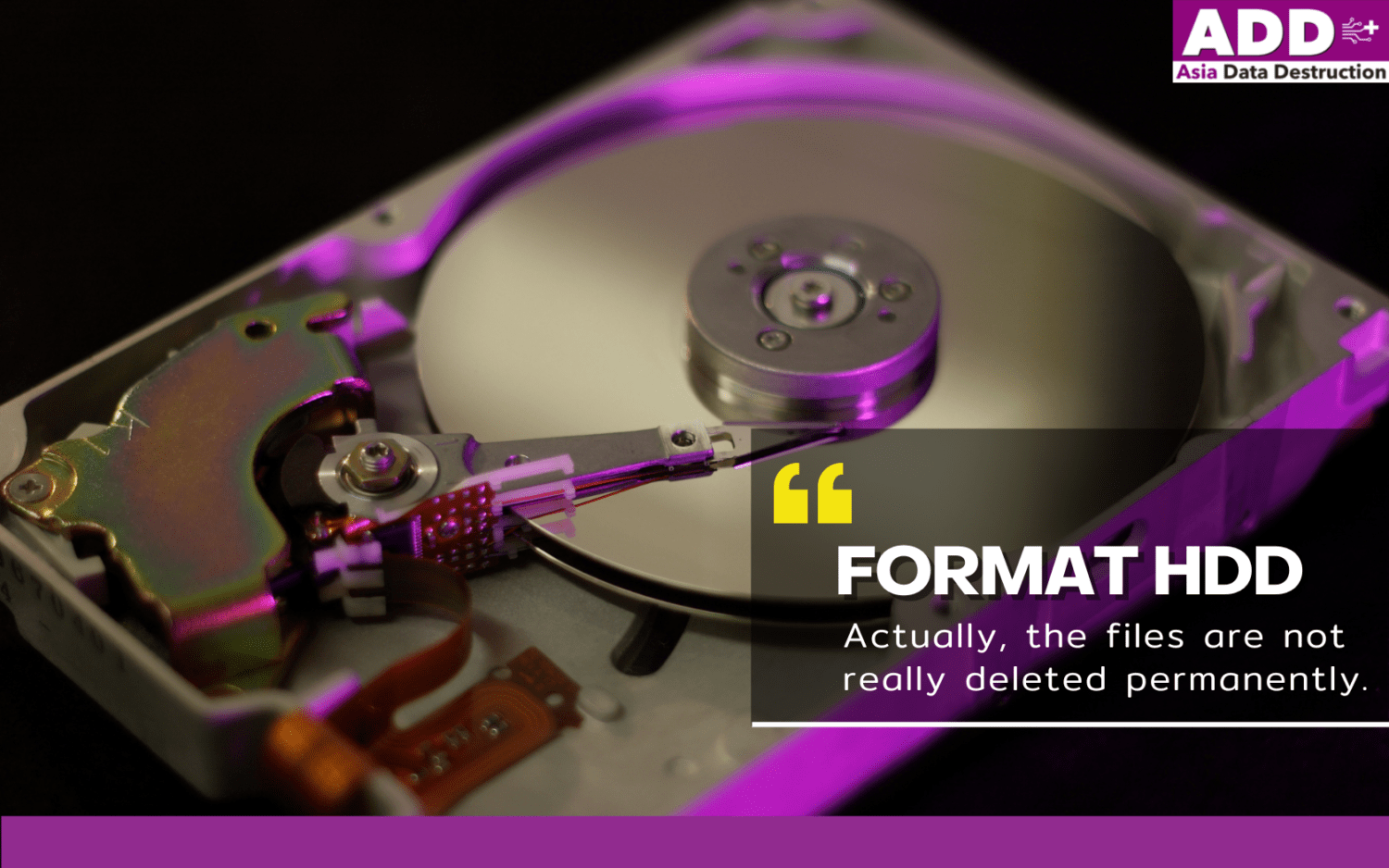 Data Destruction Of Data Center Under International Standards Add