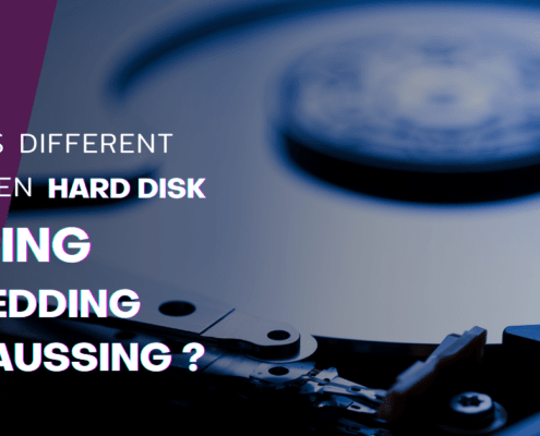 Degaussing Data Wiping and Shredding